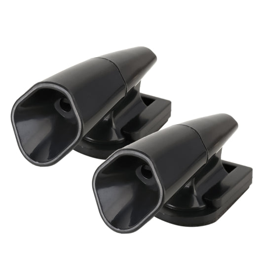 Car ABS Deer Alert Sound Alarm Ultrasonic Wind Power Animal Repeller(Black) by buy2fix