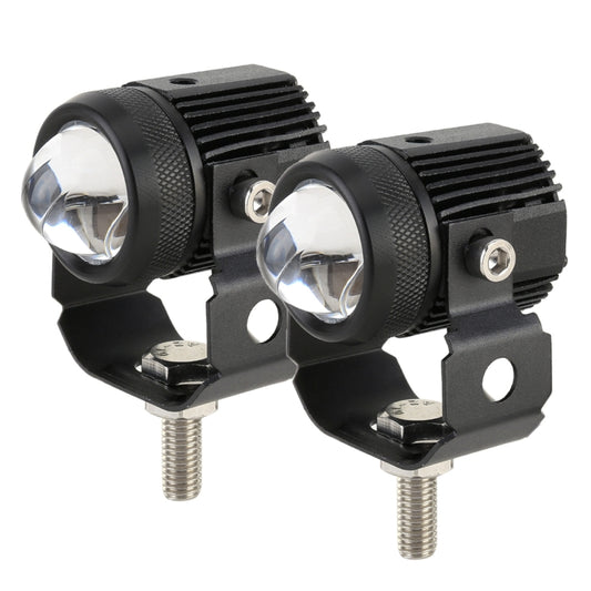 2 PCS DC9-36V / 20W / 6000K / 3000K / 2000LM Motorcycles Double Color Headlights / Fog Light by buy2fix