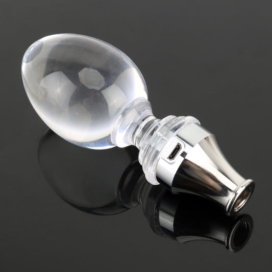 Universal Car Egg Shaped Crystal Gear Head Gear Shift Knob with Light by buy2fix