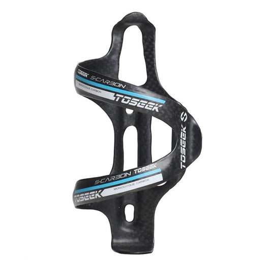 TOSEEK Matte Full Carbon Fiber Road Bicycle Water Bottle Holder (Blue) by TOSEEK