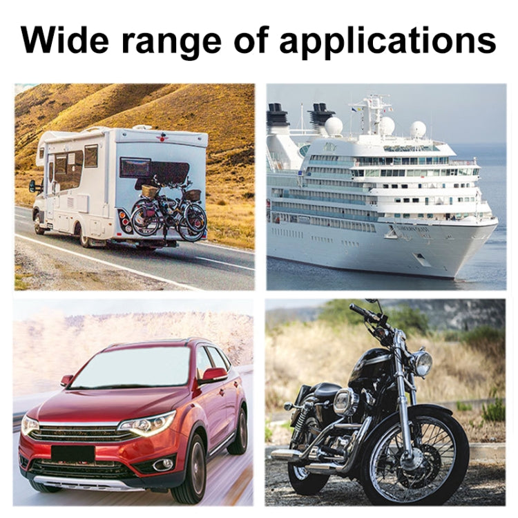 Max DC 48V 300A Heavy-Duty Module Design Bus Bar 4 M8 Terminal Studs Box Busbar for Car / RV / Boat by buy2fix