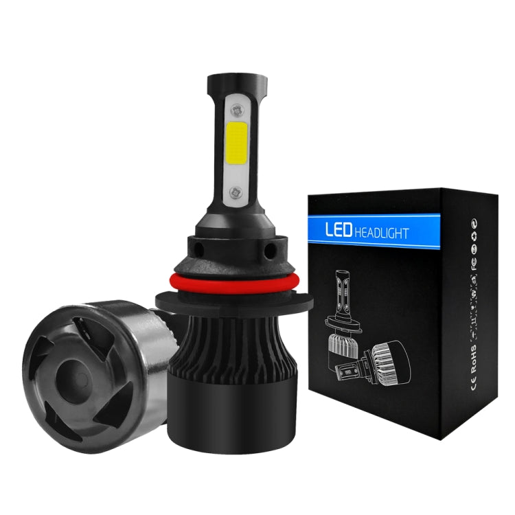 2 PCS S2 9007 / HB5 DC9-36V / 25W / 6000K / 2500LM IP68 Car LED Headlight Lamps (Cool White) by buy2fix