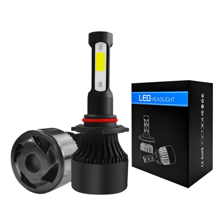 2 PCS S2 9006 / HB4 DC9-36V / 25W / 6000K / 2500LM IP68 Car LED Headlight Lamps (Cool White) by buy2fix