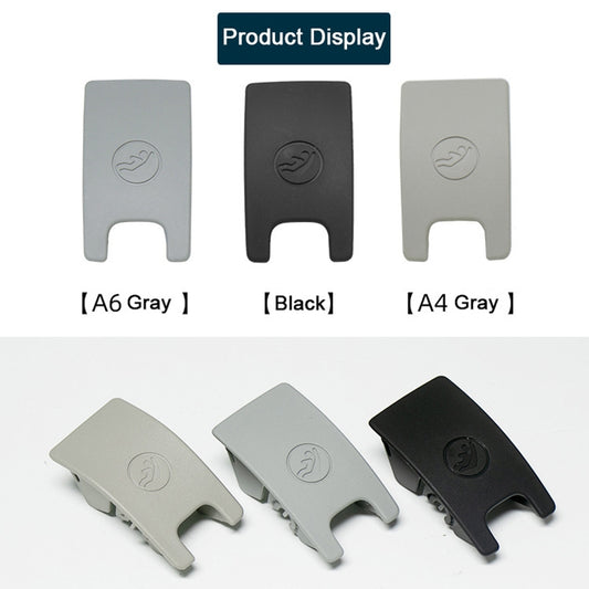 Car Rear Children Seat Isofix Cover for Audi A4 2009-2016 (Black) by buy2fix