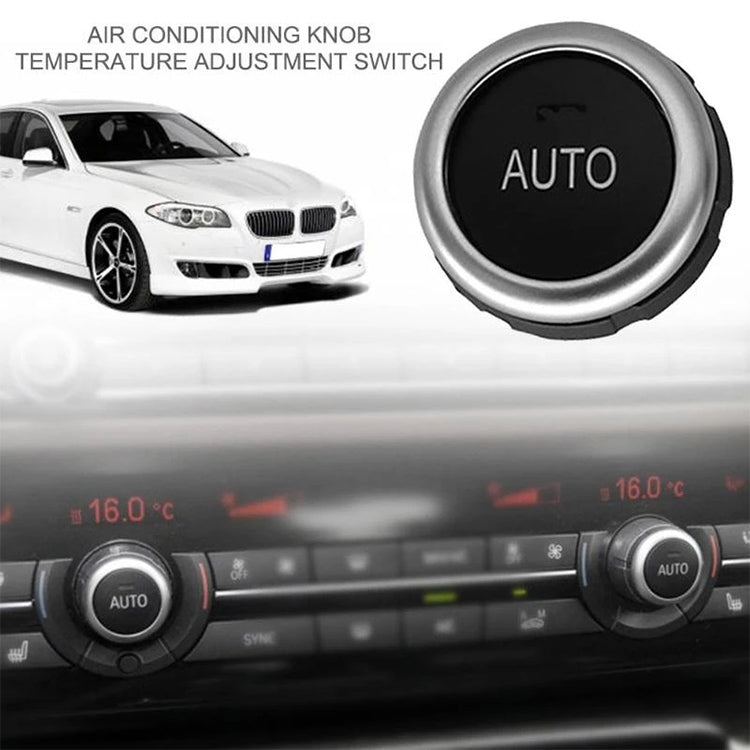 Car Temperature Adjustment Switch Air Conditioning Knob with Letter for BMW 5 Series / 6 Aeries / 7 Aeries GT by buy2fix