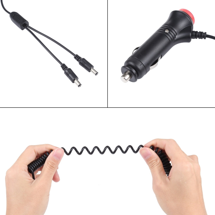 12-24V Car Cigarette Lighter Switch Plug to DC5.5x2.1mm Charger Spring Power Cable by buy2fix