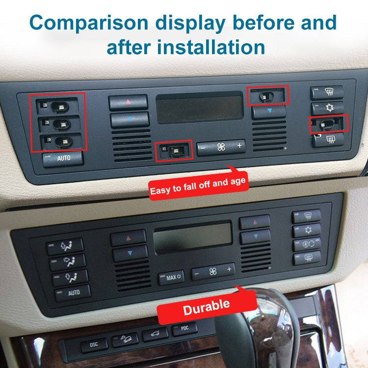 Car Air Conditioner Key Switch for BMW X5 by buy2fix