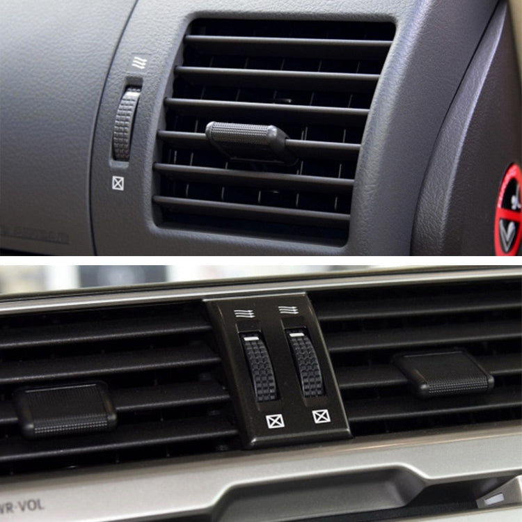 Car Air Conditioning Exhaust Switch Paddle for Toyota Prado 2010-2017 55650-6018(Brown) by buy2fix