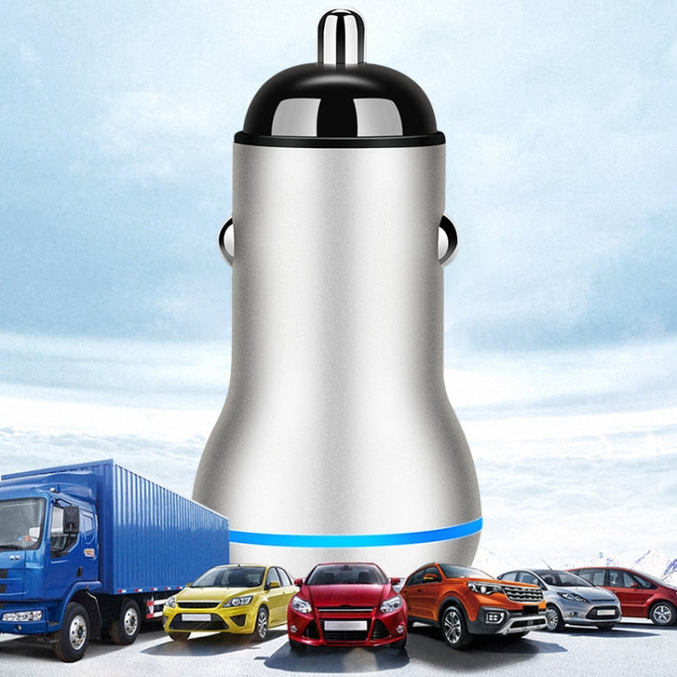 ACC-581 PD 20W + QC3.0 Type-C / USB-C + USB Fast Charging Car Charger (Silver) by buy2fix