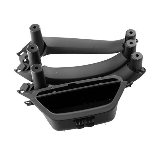 Car Front Left Inside Doors Handle Pull Trim Cover 5141 7394 519-1 for BMW X3 X4, Left Driving (Black) by buy2fix