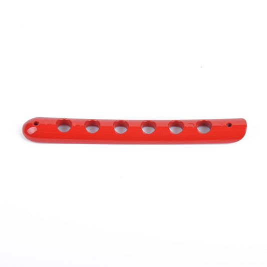 5 PCS Auto Handle Cover Door Aluminum Grab Handle Cover for Jeep Wrangler JK 4-Door 2007 -2017(Red) by buy2fix