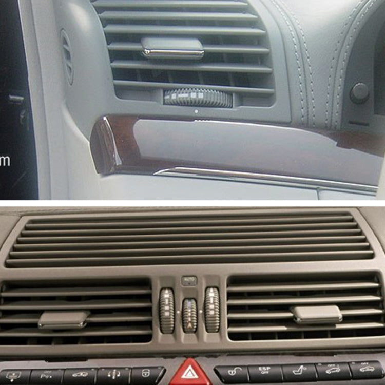 Car Left and Right Side Air Conditioning Exhaust Switch Paddle for Mercedes-Benz S Class W220 1998-2005, Left Driving (Khaki) by buy2fix