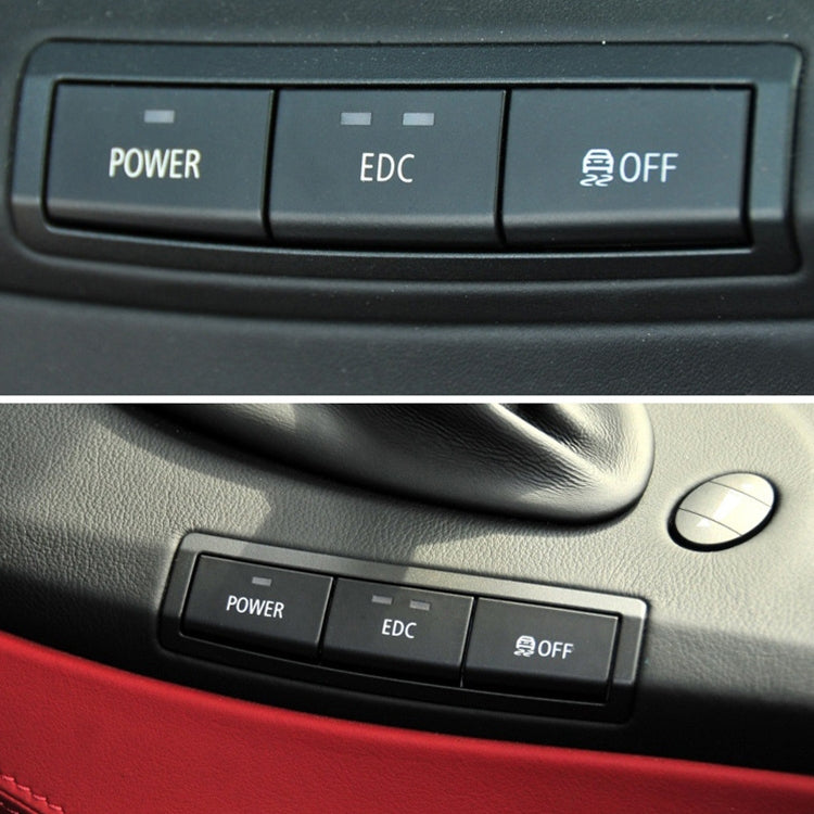 Car No. 3 Center Console Switch Button for BMW 3 Series M3 2005-2012, Left Driving by buy2fix