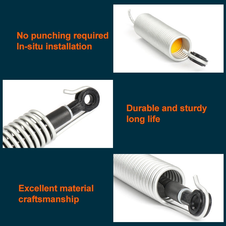 Car Right Side Trunk Lid Lift Support Shock with Tension Spring Lid for BMW F18 2010-2017, Left Driving by buy2fix