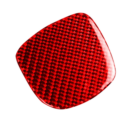 Carbon Fiber Car Cup Holder Sticker for Chevrolet Corvette C5 1998-2004, Left Drive (Red) by buy2fix