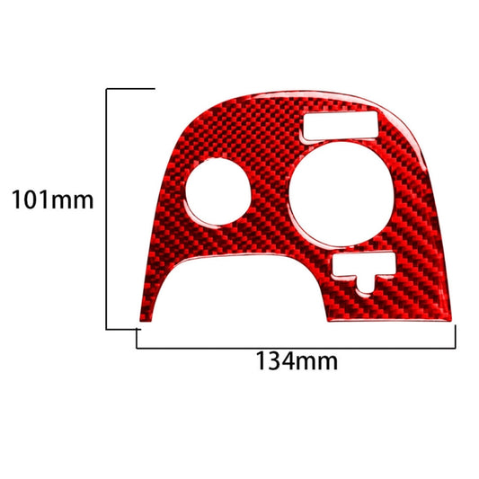 Carbon Fiber Car Traction Control Sticker for Chevrolet Corvette C5 2000-2004, Left Drive (Red) by buy2fix