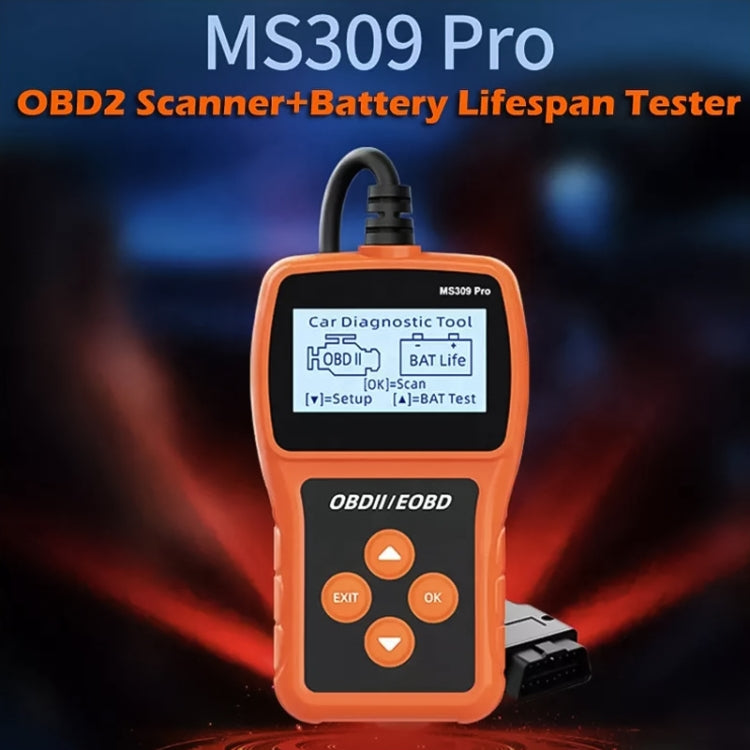 MS309 Pro Car Fault Detector OBD2 EOBD Scanner Code Reader by buy2fix