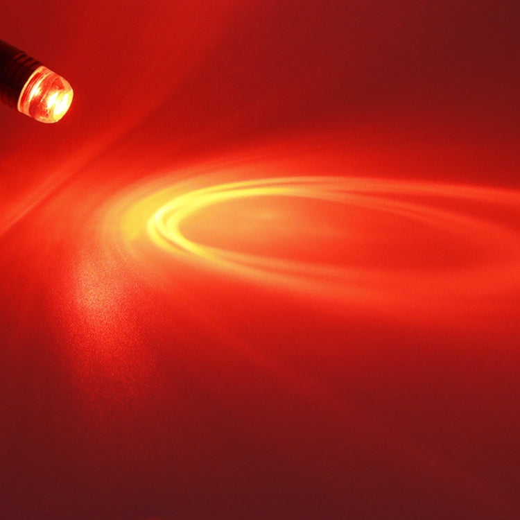 10pcs T20 3157 DC12V / 0.24W / 0.02A / 60LM Car LED Brake Light, Shell Random Color Delivery (Red Light) by buy2fix