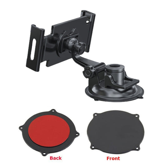 Car Dashboard Tablet Holder PU Suction Cup Windshield Bracket + Tray by buy2fix