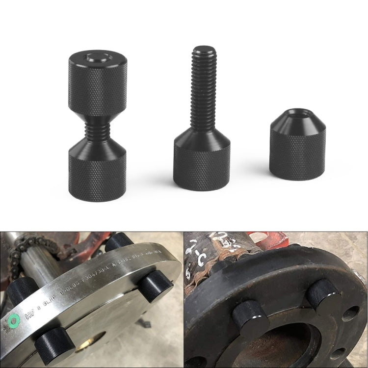 1-1/8 inch Two Hole Pins Set Handy 6061 Aluminum Construction 2 Hole Flange Alignment Pin by buy2fix