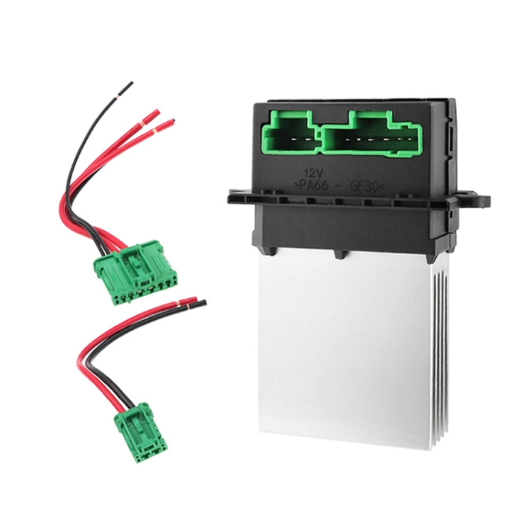 Car Heater Blower Fan Resistor + Connector / Wire 6441.L2 7701207718 for Citroen / Peugeot / Renault by buy2fix