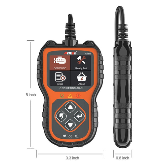 Ancel AS200 Car Engine Tester OBDII Code Reading Card by buy2fix