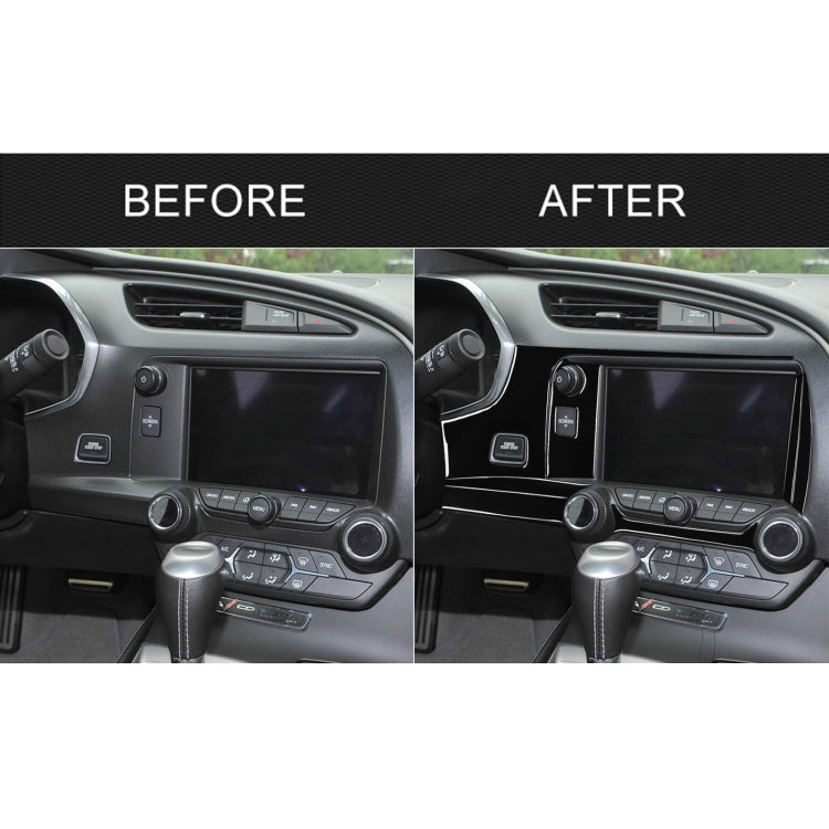 For Chevrolet Corvette C7 2014-2019 Car Central Control Decorative Sticker, Left Drive by buy2fix