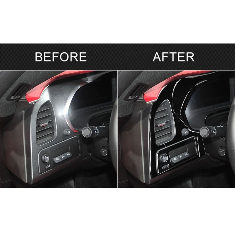 For Chevrolet Corvette C7 2014-2019 16 in 1 Car Dashboard Decorative Sticker, Left Drive by buy2fix