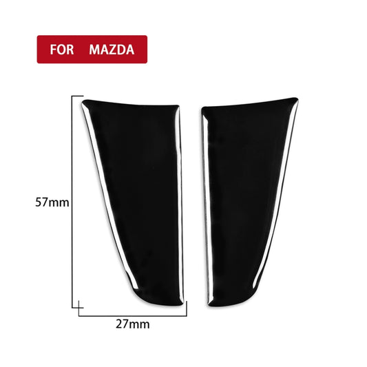 For Mazda 3 Axela 2010-2013 Car Steering Wheel Below Decorative Sticker, Left and Right Drive Universal by buy2fix