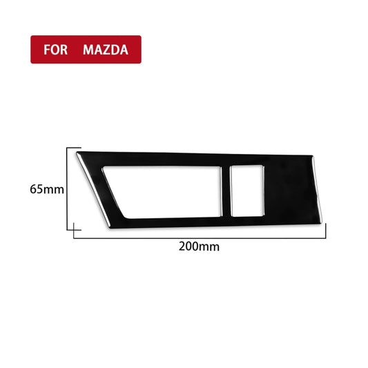 For Mazda 3 Axela 2010-2013 Car Headlight Switch Panel Decorative Sticker, Left Drive by buy2fix