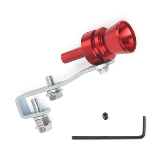 Universal Aluminum Turbo Sound Exhaust Muffler Pipe Whistle Car / Motorcycle Simulator Whistler, Size: M, Outside Diameter: 23mm(Red) by buy2fix