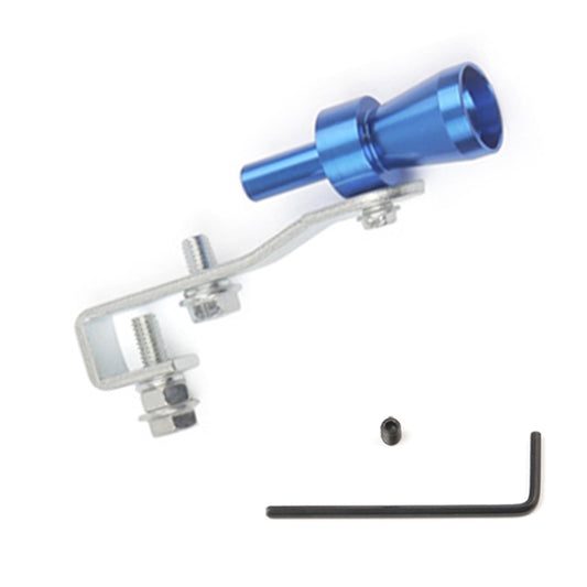 Universal Aluminum Turbo Sound Exhaust Muffler Pipe Whistle Car / Motorcycle Simulator Whistler, Size: S, Outside Diameter: 20mm(Blue) by buy2fix