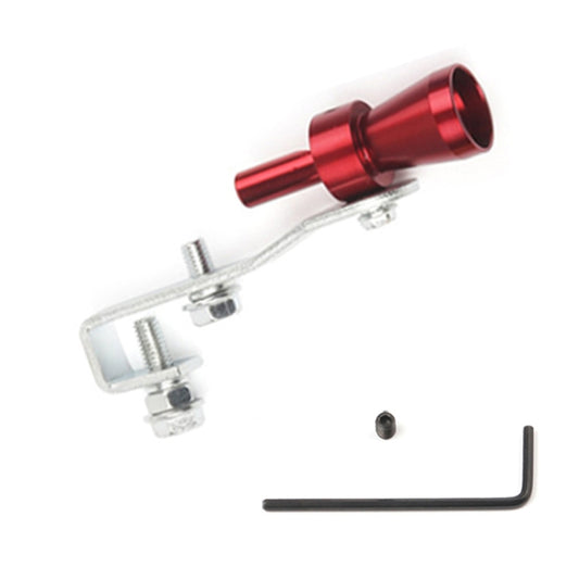 Universal Aluminum Turbo Sound Exhaust Muffler Pipe Whistle Car / Motorcycle Simulator Whistler, Size: S, Outside Diameter: 20mm(Red) by buy2fix