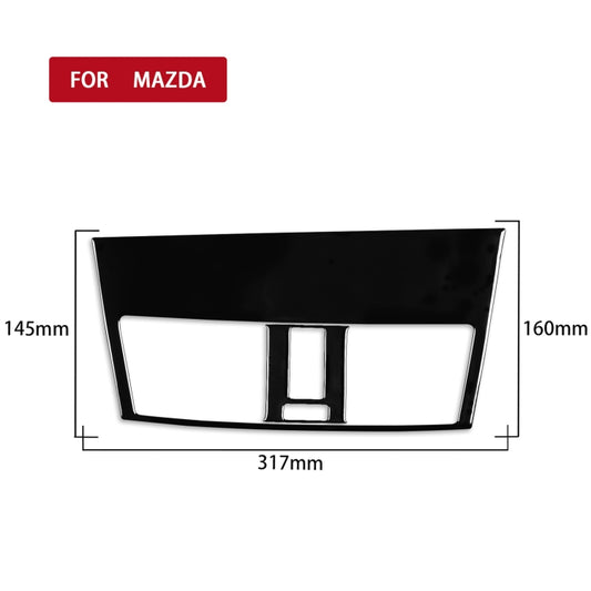 For Mazda 3 Axela 2010-2013 2 in 1 Car Central Vent Set B Decorative Sticker, Right Drive by buy2fix