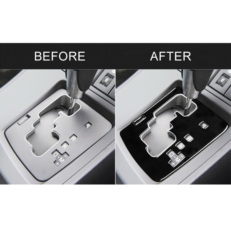 For Mazda 3 Axela 2010-2013 2 in 1 Car Gear Panel Decorative Sticker, Right Drive by buy2fix