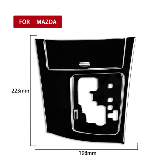 For Mazda 3 Axela 2010-2013 4 in 1 Car Gear Panel Set A Decorative Sticker, Right Drive by buy2fix