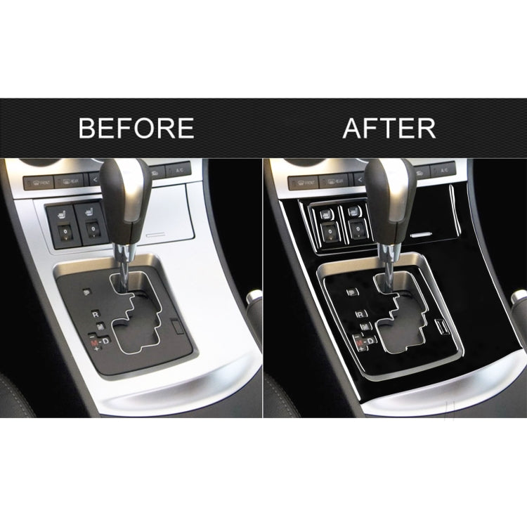 For Mazda 3 Axela 2010-2013 7 in 1 Car Gear Panel Set B Decorative Sticker, Left Drive by buy2fix