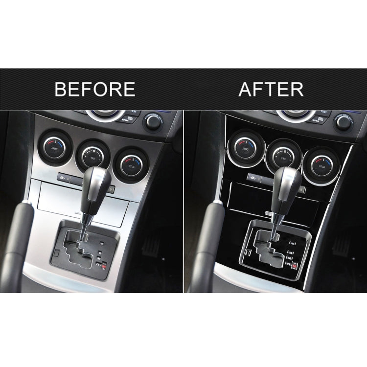 For Mazda 3 Axela 2010-2013 6 in 1 Car AC Gear Panel Set B Decorative Sticker, Right Drive by buy2fix