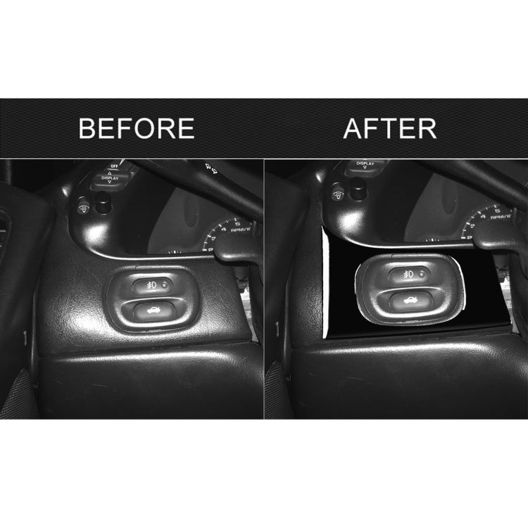 For Chevrolet Corvette C5 1998-2004 Car Headlight Switch Panel Decorative Sticker, Left Drive by buy2fix