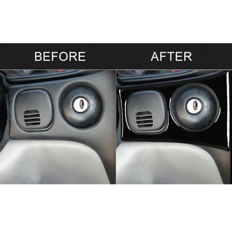 For Chevrolet Corvette C5 1998-2004 Car Key Panel Decorative Sticker, Left Drive by buy2fix