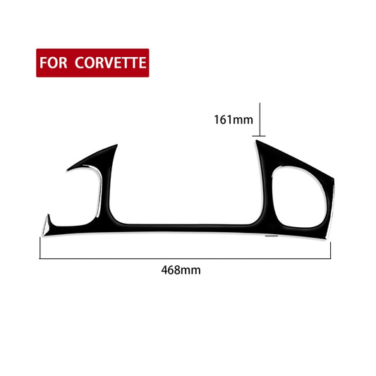 For Chevrolet Corvette C5 1998-2004 Car Copilot Air Outlet Decorative Sticker, Left Drive by buy2fix