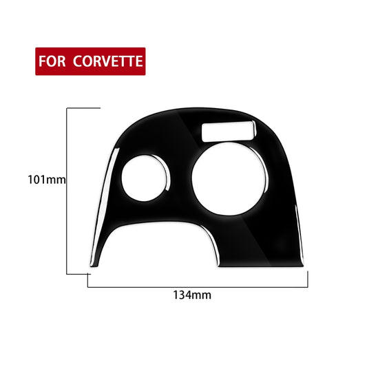 For Chevrolet Corvette C5 1998-1999 Car Lower Console A with Traction Control Decorative Sticker, Left Drive by buy2fix