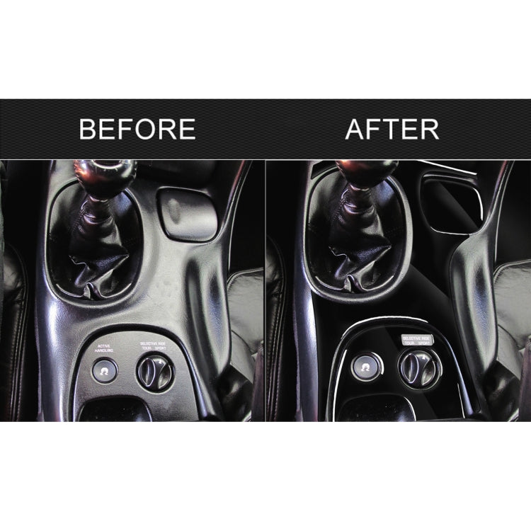 For Chevrolet Corvette C5 1998-2004 3 in 1 Car Gear Panel B Decorative Sticker, Left Drive by buy2fix