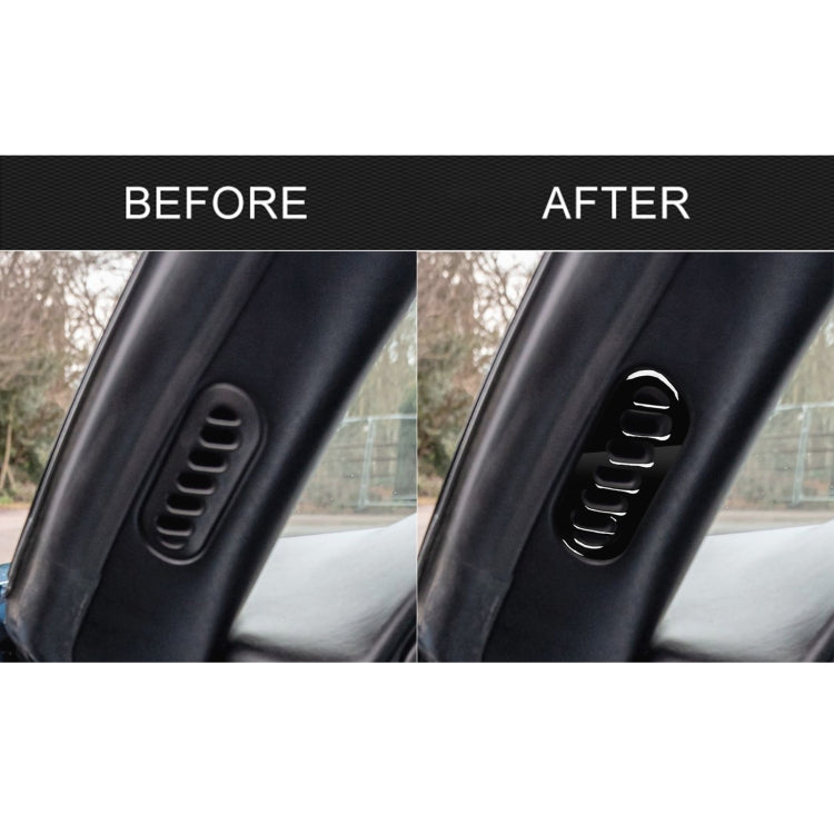 For Chevrolet Corvette C5 1998-2004 Car Side Door A-pillar Air Outlet Ring Decorative Sticker, Left Drive by buy2fix