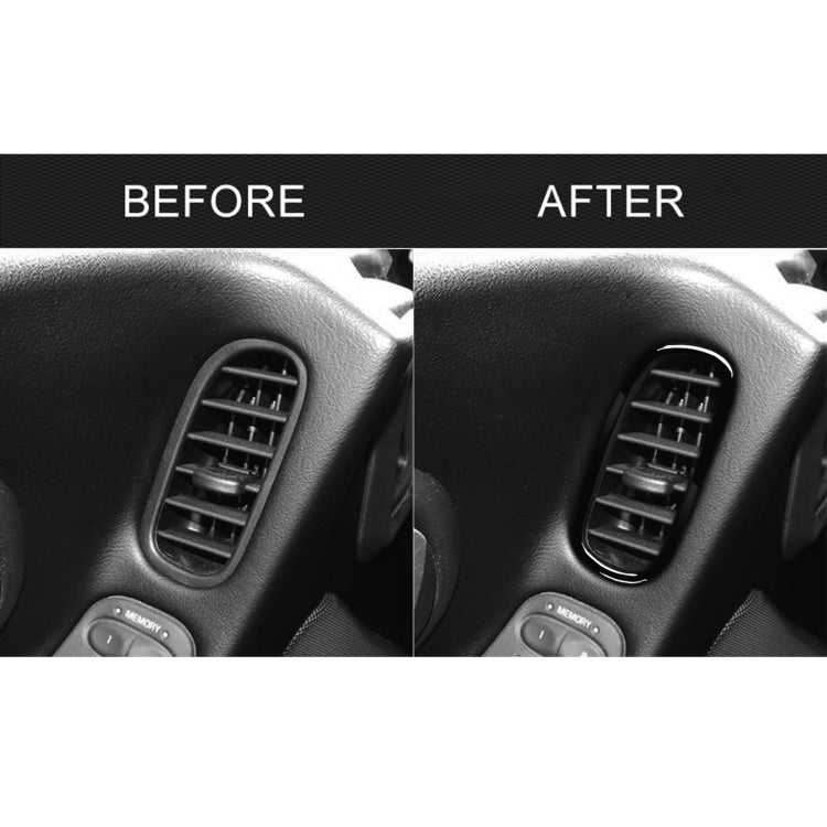 For Chevrolet Corvette C5 1998-2004 Car Driver Side Door Air Outlet Ring Decorative Sticker, Left Drive by buy2fix