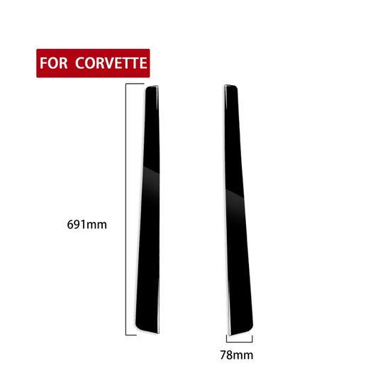 For Chevrolet Corvette C5 1998-2004 Car Threshold Decorative Sticker, Left Drive by buy2fix
