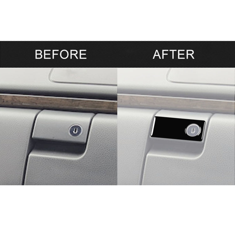 For Mercedes-Benz E-Class W210 1996-2002 Car Passenger Storage Box Switch Decorative Sticker, Left and Right Drive Universal by buy2fix