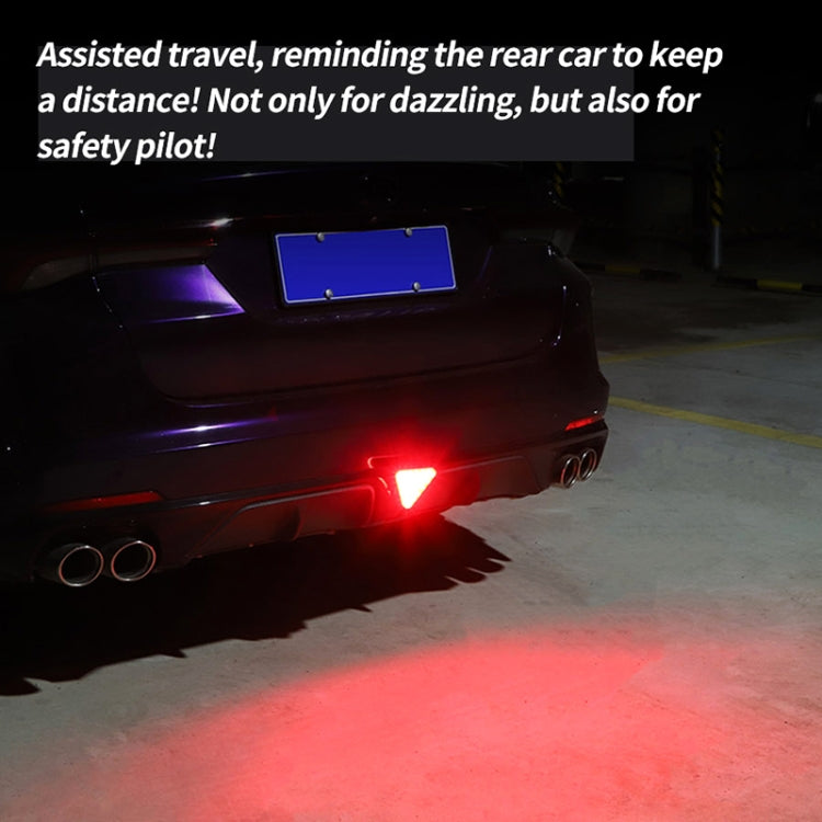 Bicycle / Mountain Bike X Style Triangle Pilot Light LED Tail Light (Red) by buy2fix