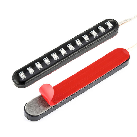 1 Pair Motorcycle 12LED Running Water Turn License Plate Light by buy2fix