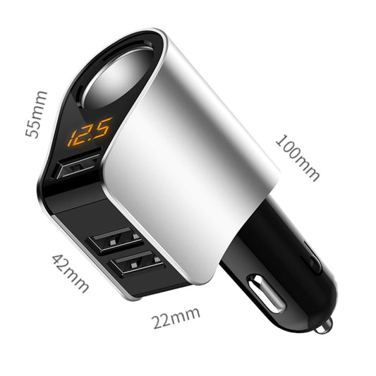 Car Multi-functional Three USB Charger Adapter 3 in 1 Fast Charger by buy2fix